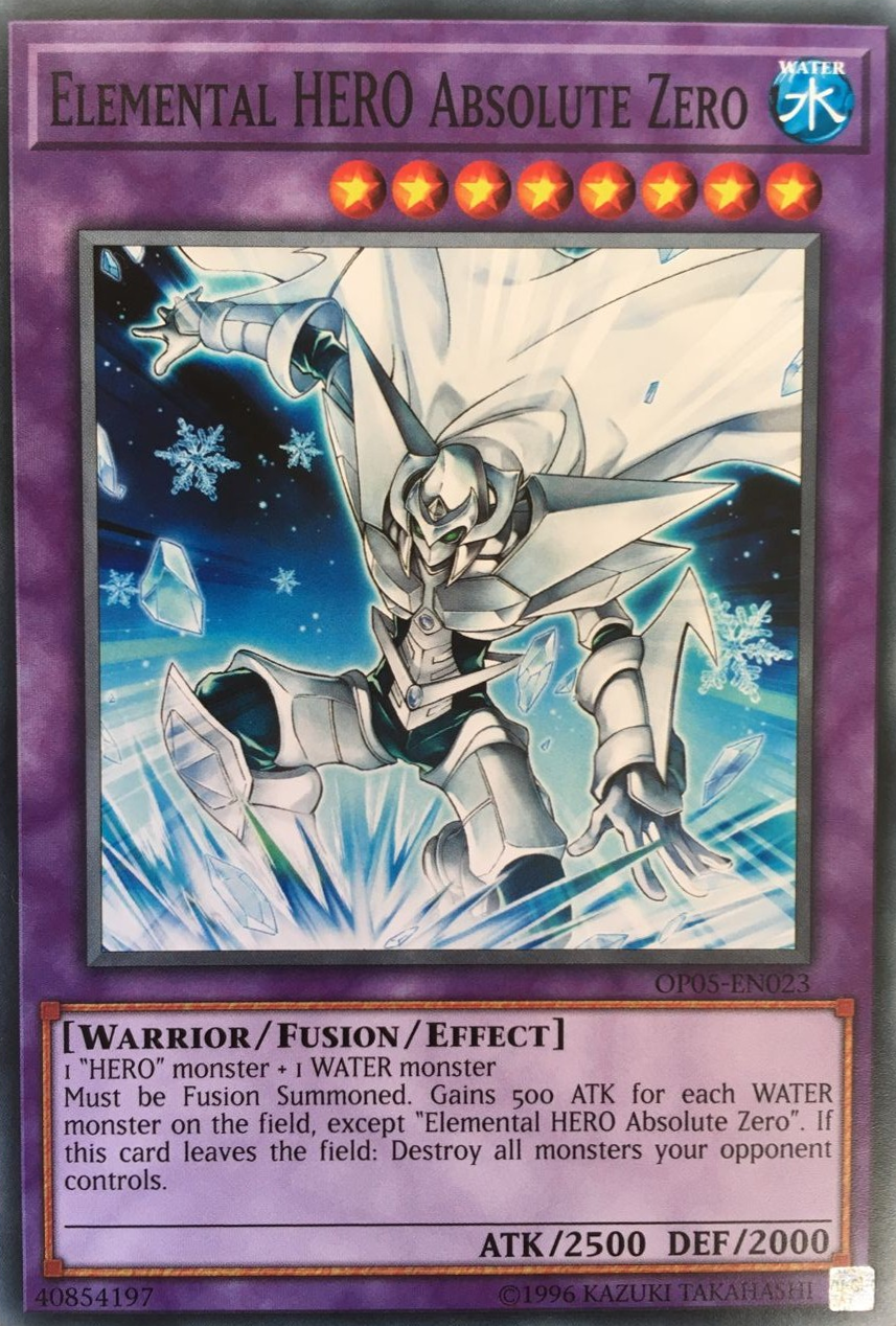 Elemental HERO Absolute Zero [OP05-EN023] Common | Card Merchant Takapuna