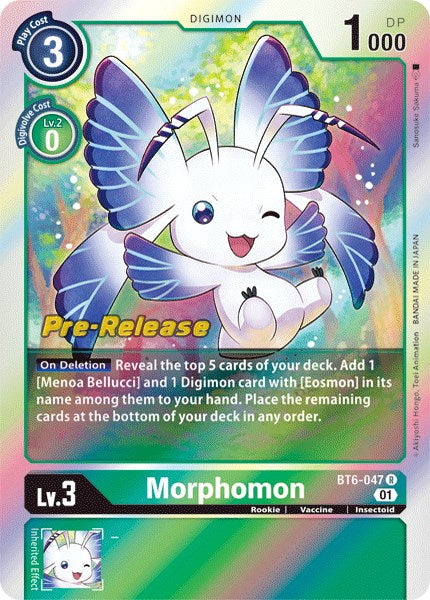 Morphomon [BT6-047] [Double Diamond Pre-Release Cards] | Card Merchant Takapuna