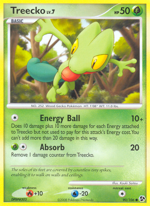 Treecko (90/106) [Diamond & Pearl: Great Encounters] | Card Merchant Takapuna