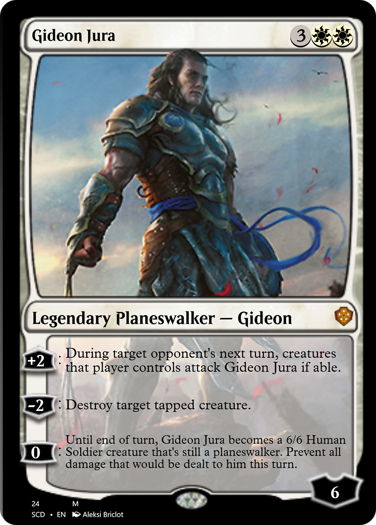 Gideon Jura [Starter Commander Decks] | Card Merchant Takapuna