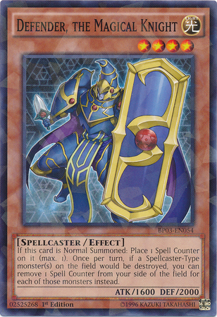 Defender, The Magical Knight [BP03-EN054] Shatterfoil Rare | Card Merchant Takapuna