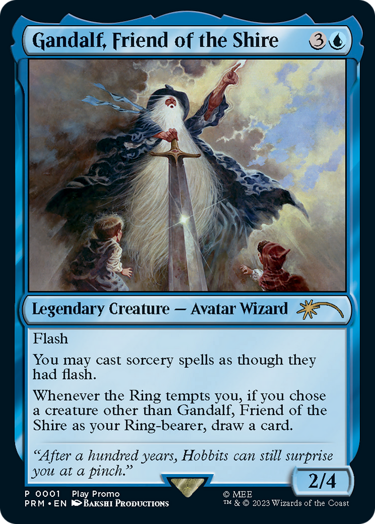 Gandalf, Friend of the Shire [Wizards Play Network 2023] | Card Merchant Takapuna