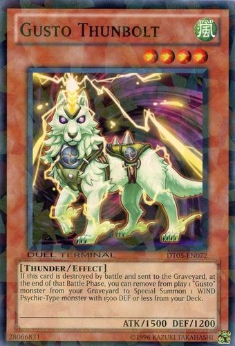 Gusto Thunbolt [DT05-EN072] Common | Card Merchant Takapuna