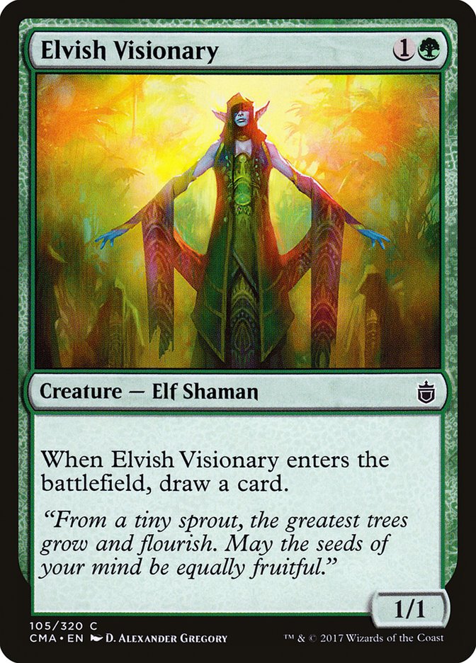 Elvish Visionary [Commander Anthology] | Card Merchant Takapuna