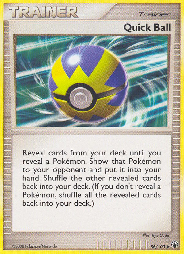 Quick Ball (86/100) [Diamond & Pearl: Majestic Dawn] | Card Merchant Takapuna