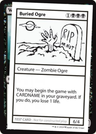 Buried Ogre (2021 Edition) [Mystery Booster Playtest Cards] | Card Merchant Takapuna