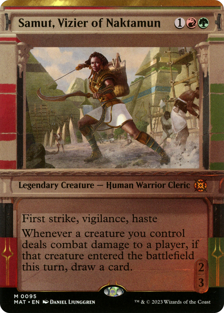 Samut, Vizier of Naktamun (Showcase) [March of the Machine: The Aftermath] | Card Merchant Takapuna