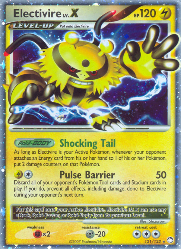 Electivire LV.X (121/123) [Diamond & Pearl: Mysterious Treasures] | Card Merchant Takapuna