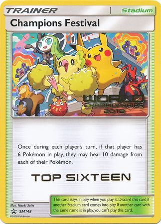 Champions Festival(SM148) (2018 Top Sixteen) [Sun & Moon: Black Star Promos] | Card Merchant Takapuna