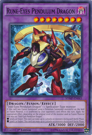 Rune-Eyes Pendulum Dragon [SDMP-EN043] Common | Card Merchant Takapuna