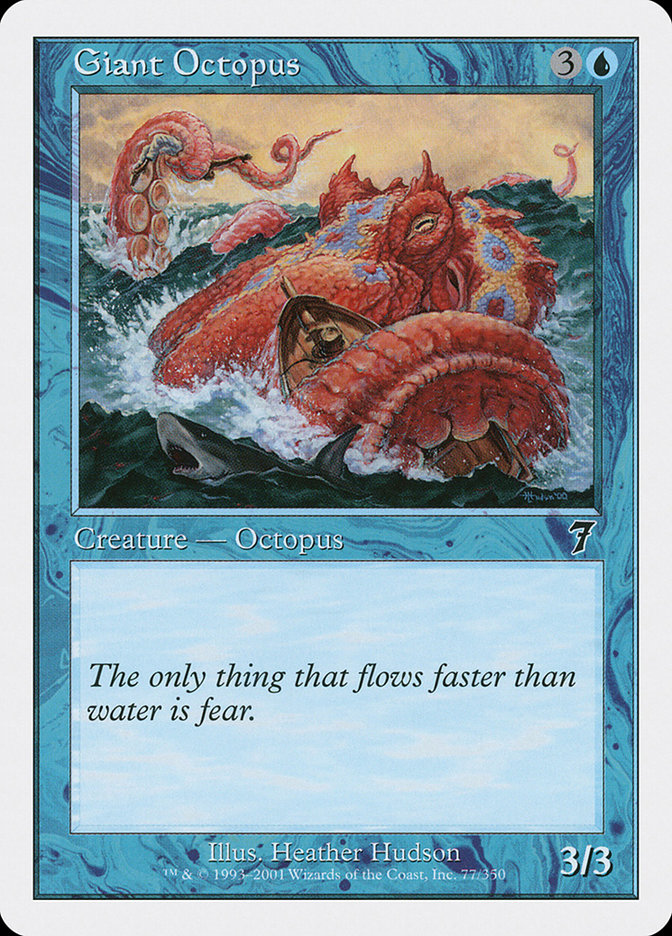 Giant Octopus [Seventh Edition] | Card Merchant Takapuna