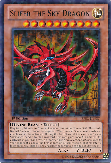 Slifer the Sky Dragon [BP02-EN127] Mosaic Rare | Card Merchant Takapuna