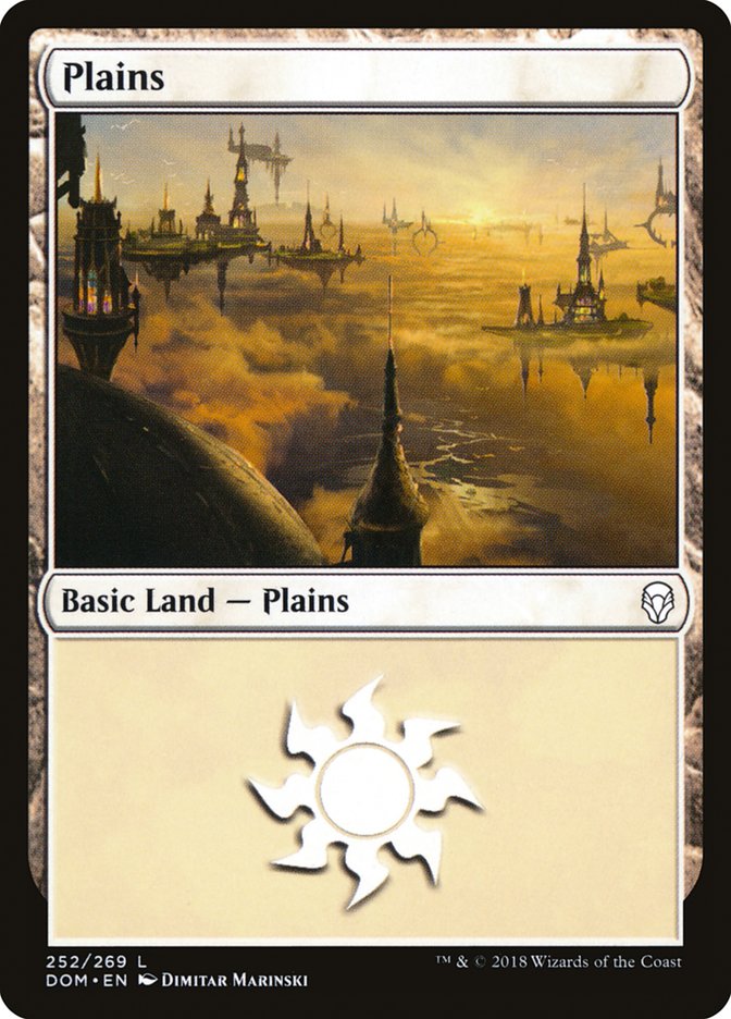 Plains (252) [Dominaria] | Card Merchant Takapuna