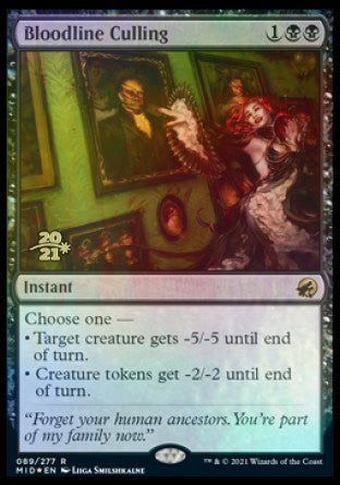 Bloodline Culling [Innistrad: Midnight Hunt Prerelease Promos] | Card Merchant Takapuna