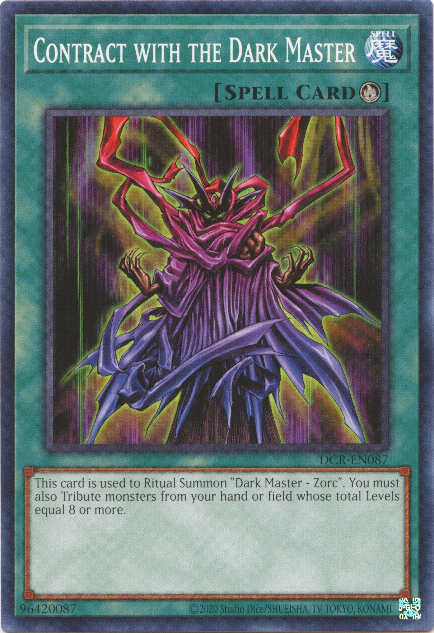 Contract with the Dark Master (25th Anniversary) [DCR-EN087] Common | Card Merchant Takapuna