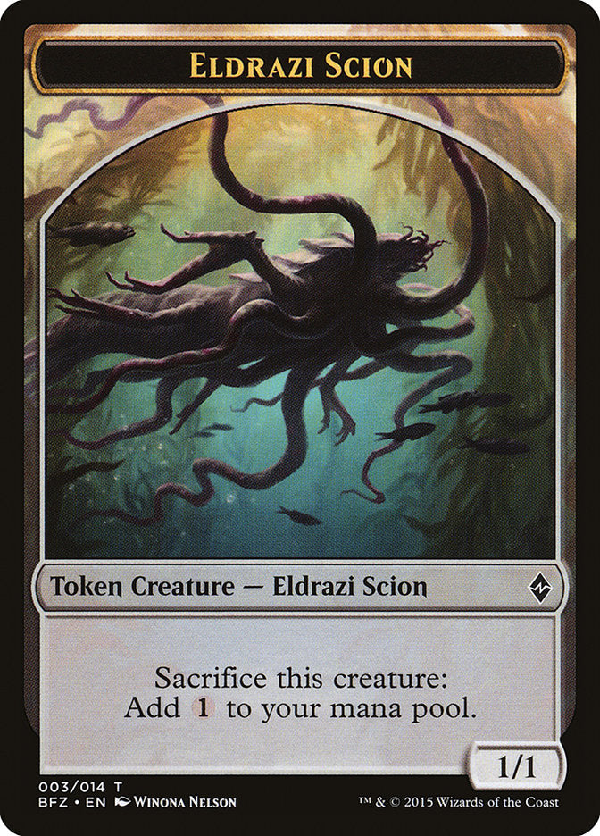 Eldrazi Scion Token (003/014) [Battle for Zendikar Tokens] | Card Merchant Takapuna