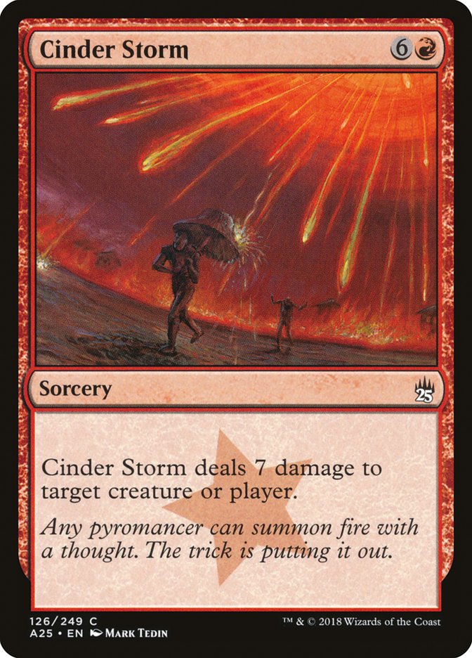 Cinder Storm [Masters 25] | Card Merchant Takapuna