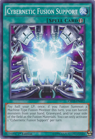 Cybernetic Fusion Support [CROS-EN092] Common | Card Merchant Takapuna