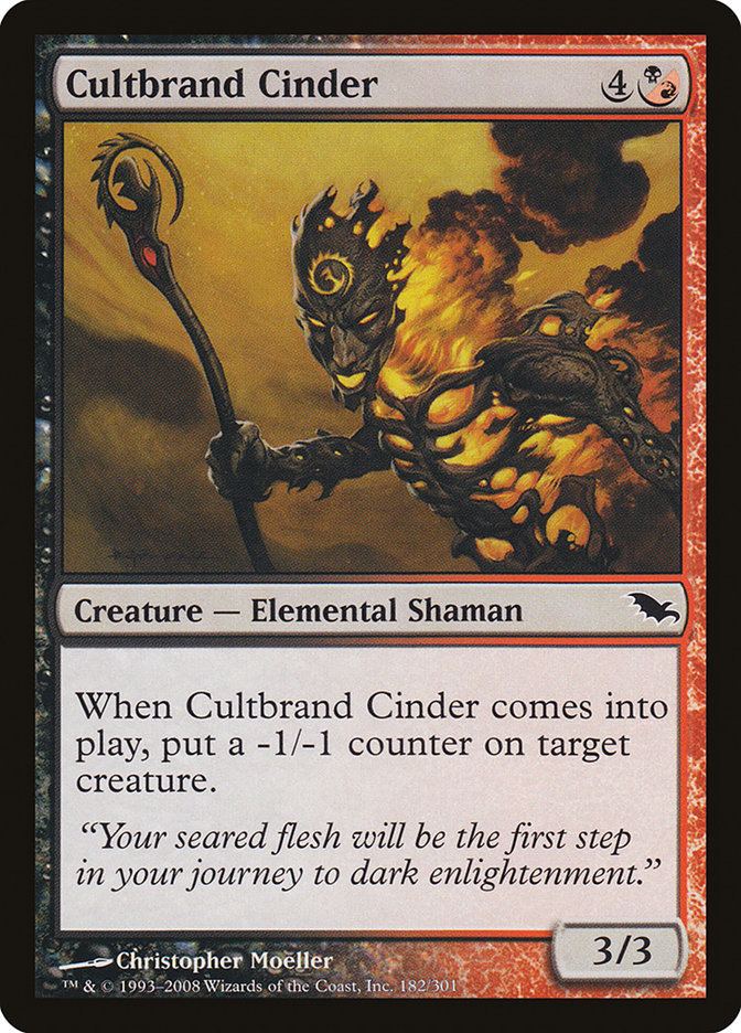 Cultbrand Cinder [Shadowmoor] | Card Merchant Takapuna