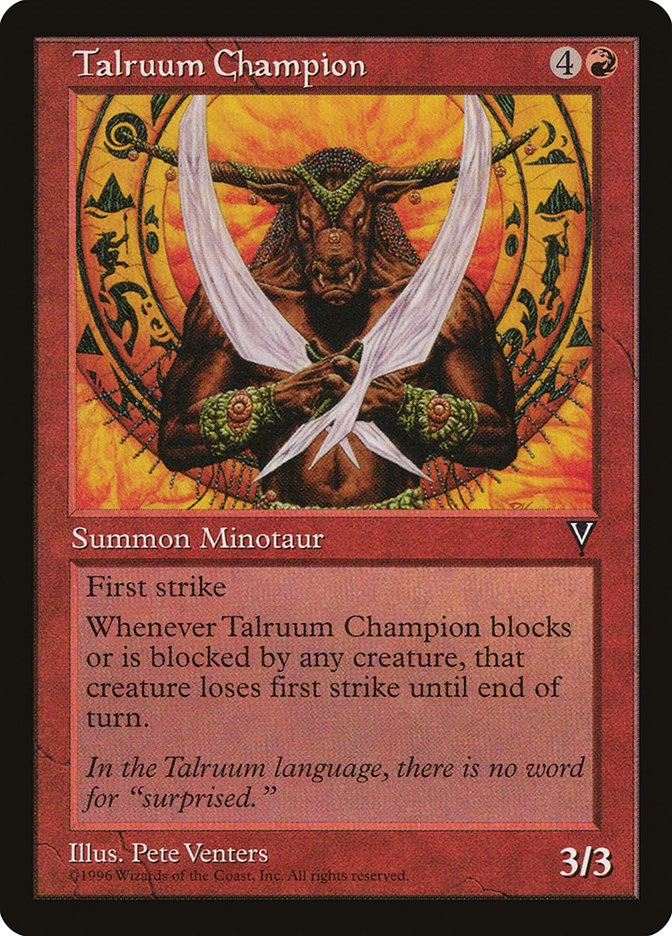 Talruum Champion [Visions] | Card Merchant Takapuna