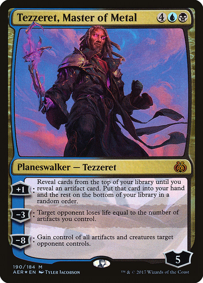 Tezzeret, Master of Metal [Aether Revolt] | Card Merchant Takapuna