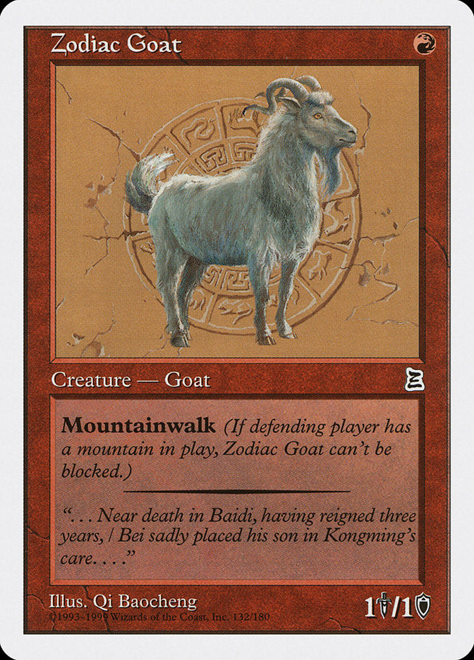 Zodiac Goat [Portal Three Kingdoms] | Card Merchant Takapuna