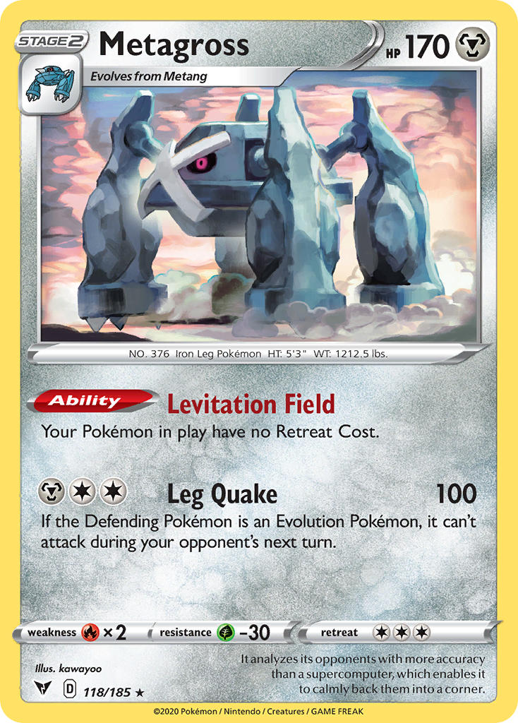 Metagross (118/185) [Sword & Shield: Vivid Voltage] | Card Merchant Takapuna