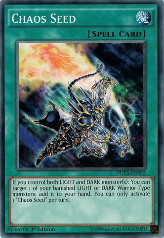 Chaos Seed [DUEA-EN092] Common | Card Merchant Takapuna