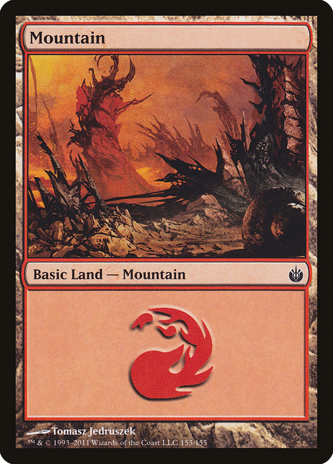 Mountain (153) [Mirrodin Besieged] | Card Merchant Takapuna