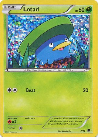 Lotad (2/12) [McDonald's Promos: 2015 Collection] | Card Merchant Takapuna