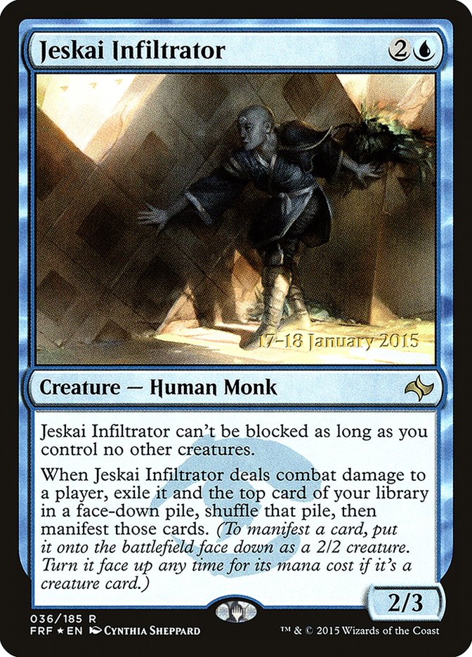 Jeskai Infiltrator [Fate Reforged Prerelease Promos] | Card Merchant Takapuna