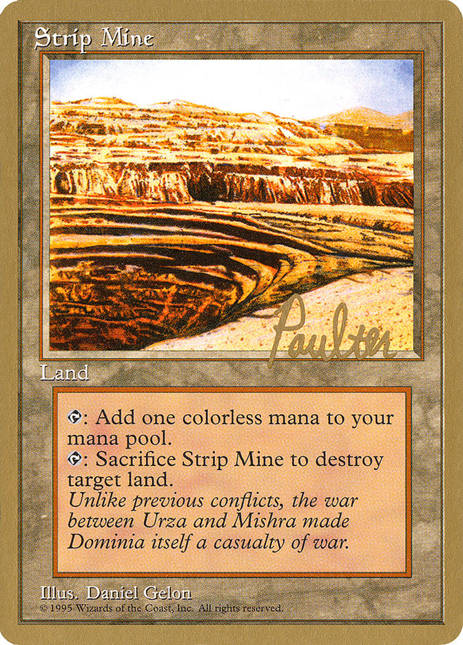 Strip Mine (Preston Poulter) [Pro Tour Collector Set] | Card Merchant Takapuna