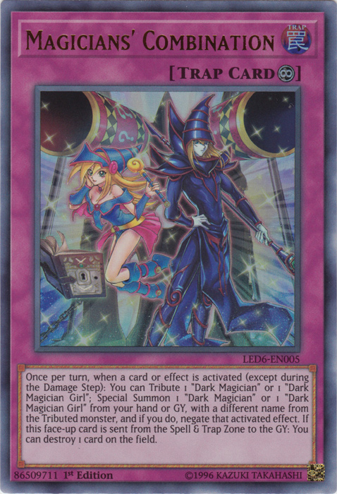 Magicians' Combination [LED6-EN005] Ultra Rare | Card Merchant Takapuna