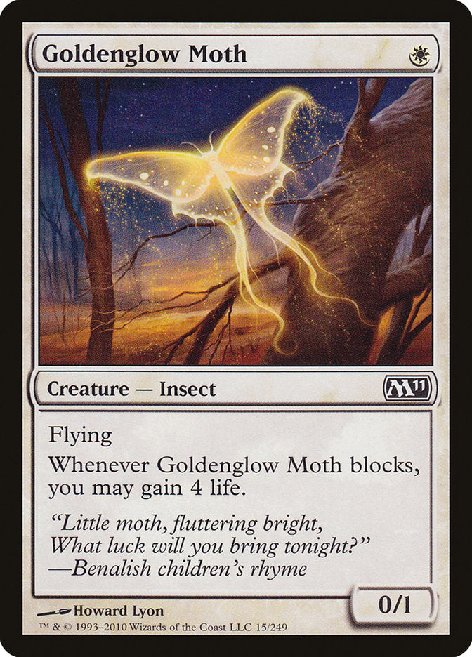 Goldenglow Moth [Magic 2011] | Card Merchant Takapuna