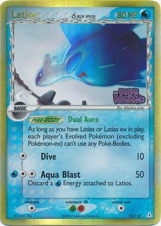 Latios (12/110) (Delta Species) (Stamped) [EX: Holon Phantoms] | Card Merchant Takapuna