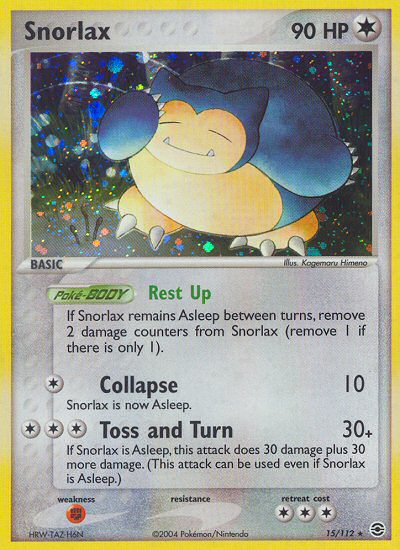 Snorlax (15/112) [EX: FireRed & LeafGreen] | Card Merchant Takapuna