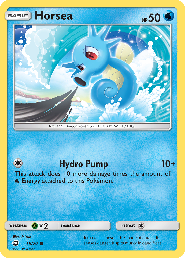 Horsea (16/70) [Sun & Moon: Dragon Majesty] | Card Merchant Takapuna