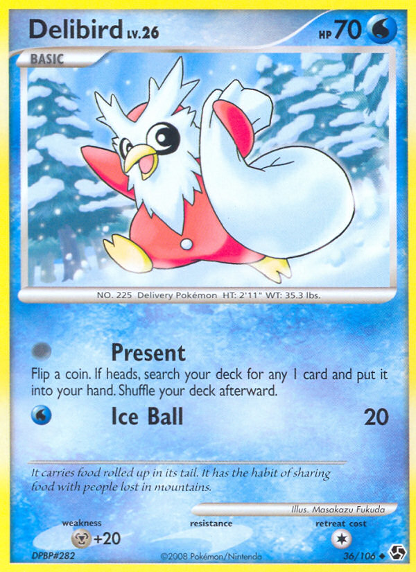 Delibird (36/106) [Diamond & Pearl: Great Encounters] | Card Merchant Takapuna