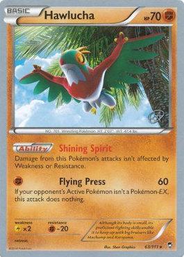 Hawlucha (63/111) (The Flying Hammer - Rowan Stavenow) [World Championships 2015] | Card Merchant Takapuna