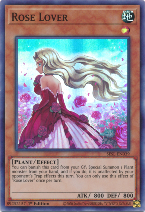 Rose Lover [SESL-EN039] Super Rare | Card Merchant Takapuna