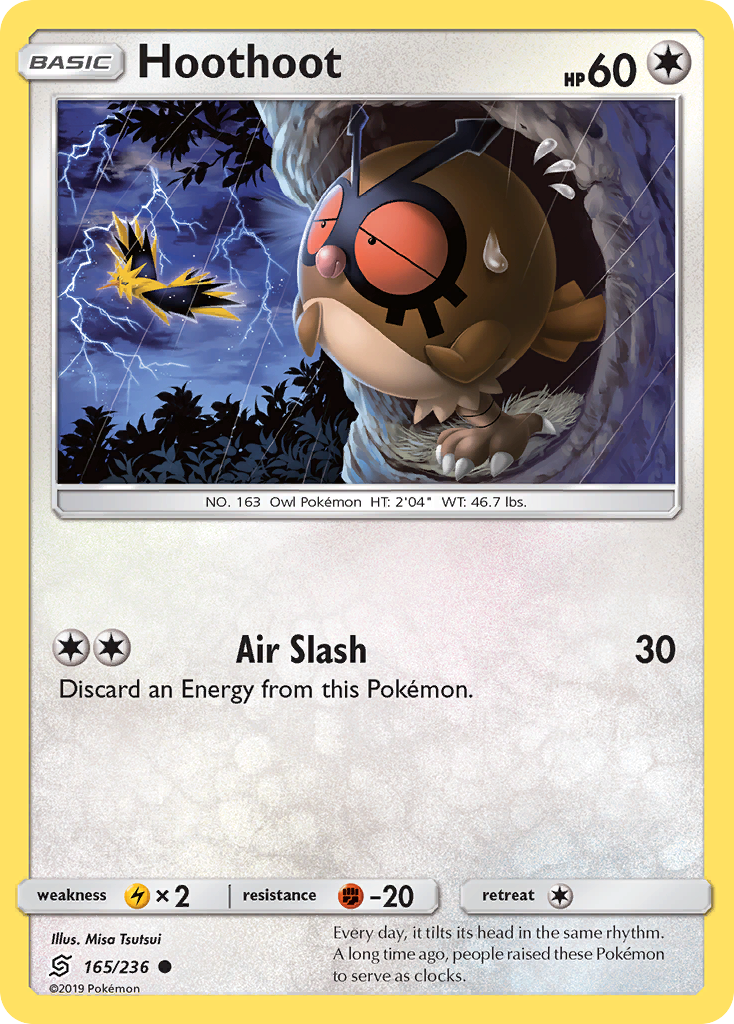 Hoothoot (165/236) [Sun & Moon: Unified Minds] | Card Merchant Takapuna