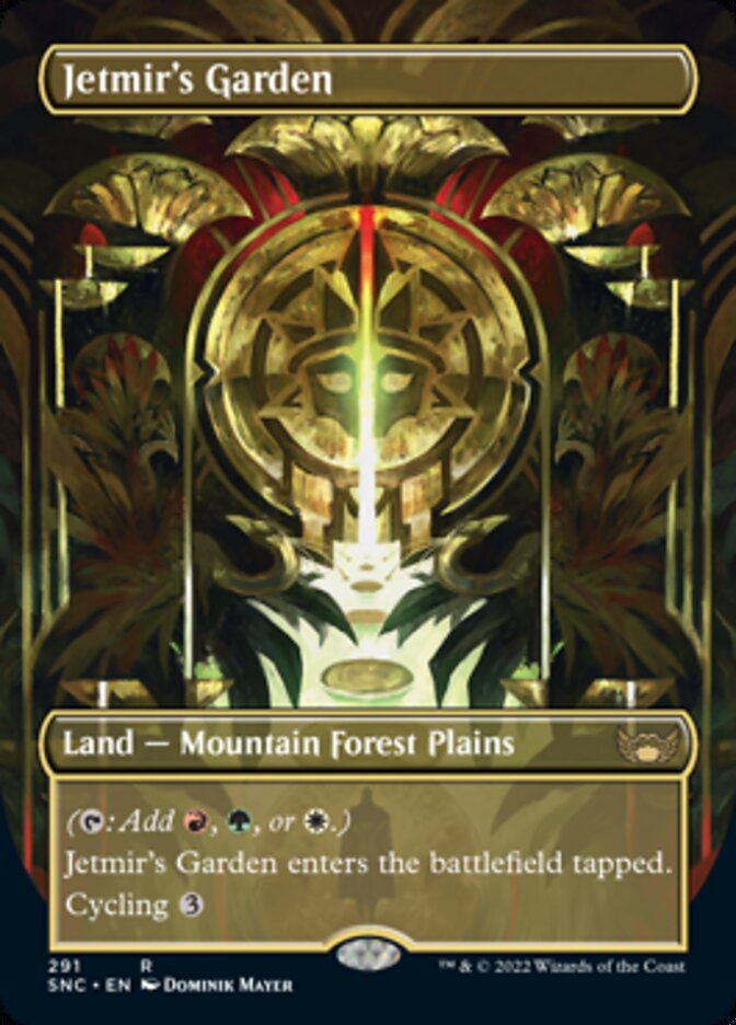 Jetmir's Garden (Borderless Alternate Art) [Streets of New Capenna] | Card Merchant Takapuna