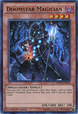 Doomstar Magician [MP15-EN120] Ultra Rare | Card Merchant Takapuna