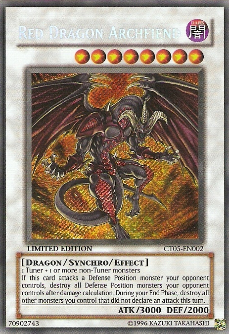 Red Dragon Archfiend [CT05-EN002] Secret Rare | Card Merchant Takapuna