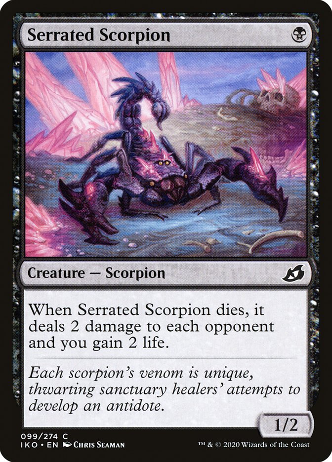 Serrated Scorpion [Ikoria: Lair of Behemoths] | Card Merchant Takapuna