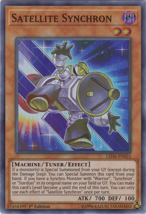 Satellite Synchron [LED6-EN025] Super Rare | Card Merchant Takapuna