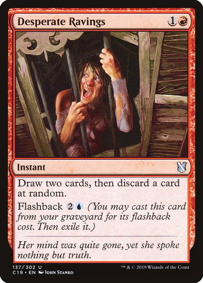 Desperate Ravings [Commander 2019] | Card Merchant Takapuna