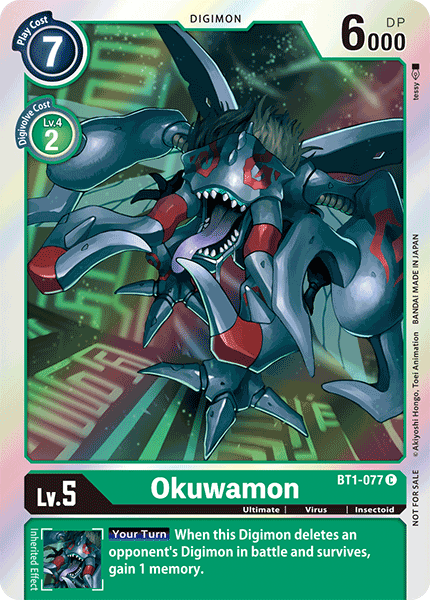 Okuwamon [BT1-077] (Event Pack) [Release Special Booster Ver.1.0 Promos] | Card Merchant Takapuna