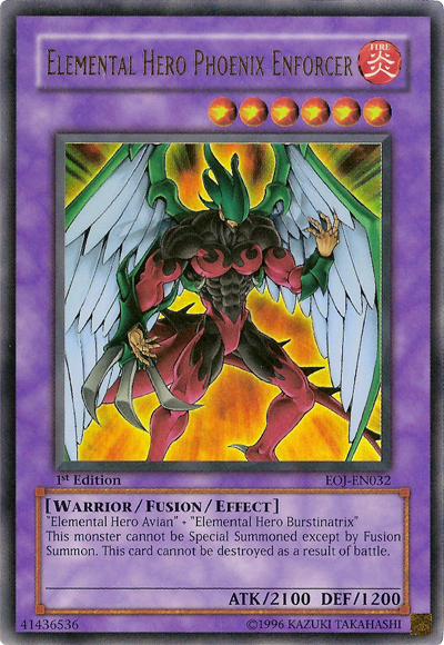 Elemental Hero Phoenix Enforcer [EOJ-EN032] Ultra Rare | Card Merchant Takapuna