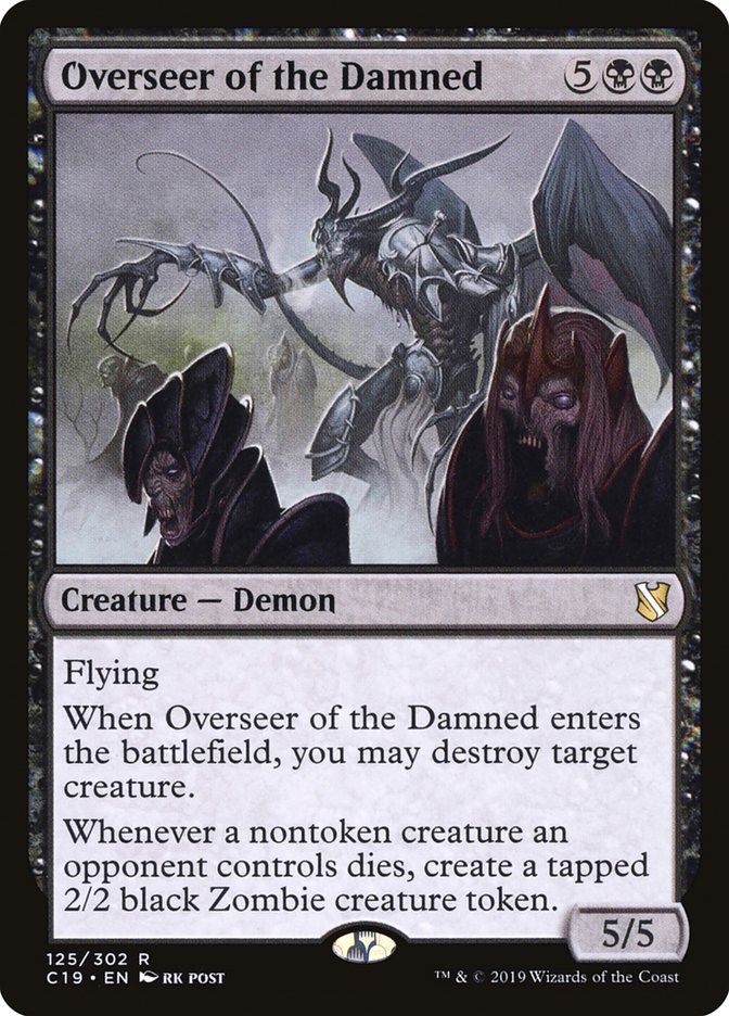 Overseer of the Damned [Commander 2019] | Card Merchant Takapuna